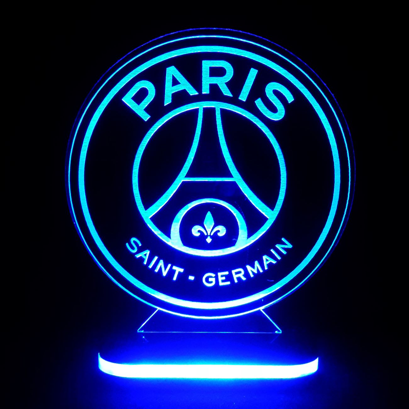 Paris Saint-Germain Nachtlamp – PSG Logo