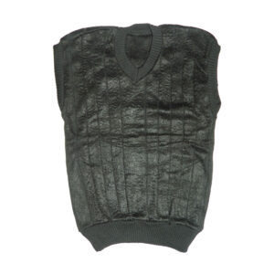 Perzisch Heren Kameel Wol Vest – Zwart