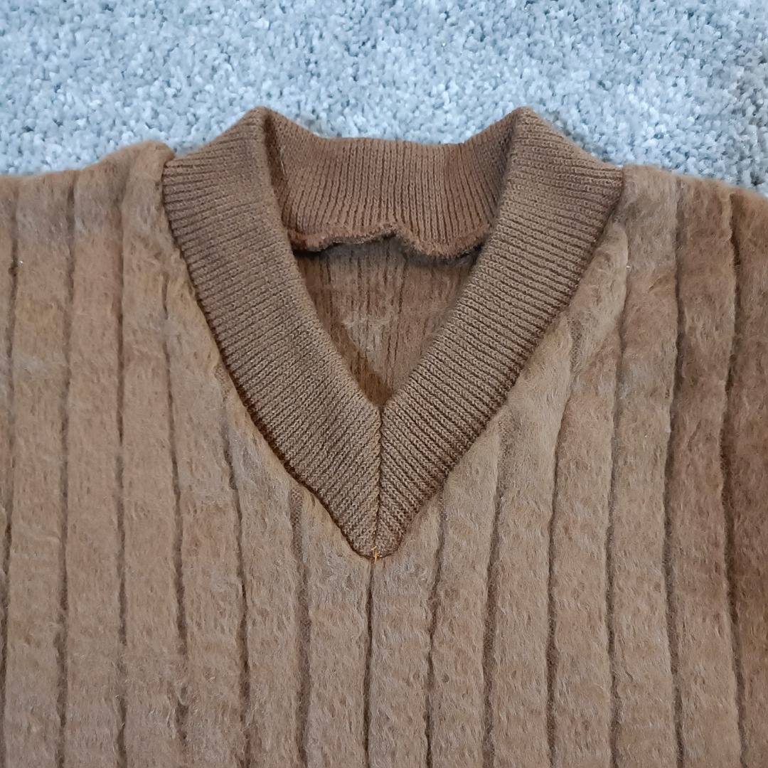 Perzisch Heren Vest Kameelwol — Bruin — Comfortabel & Warm