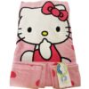 PoudIran Kids' Poncho Bathrobe Towel – Hello Kitty Design, Size 70 (5)