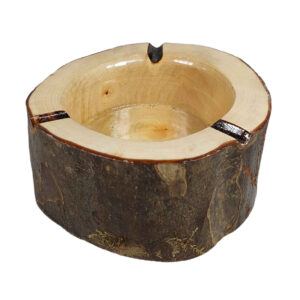 Premium Houten Cigar Ashtray – Geschikt voor Rookkamers en Bars
