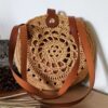 Raffia Bag Crocheted with Raffia Paper Yarn - Light Weight & Durable (3)