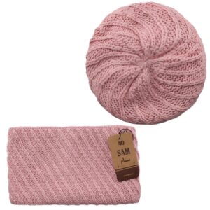 Franse Stijl Winterset – Gebreide Muts & Col-Sjaal