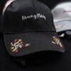 Satin Baseball Cap in Black – Suitable for Minimalist Looks