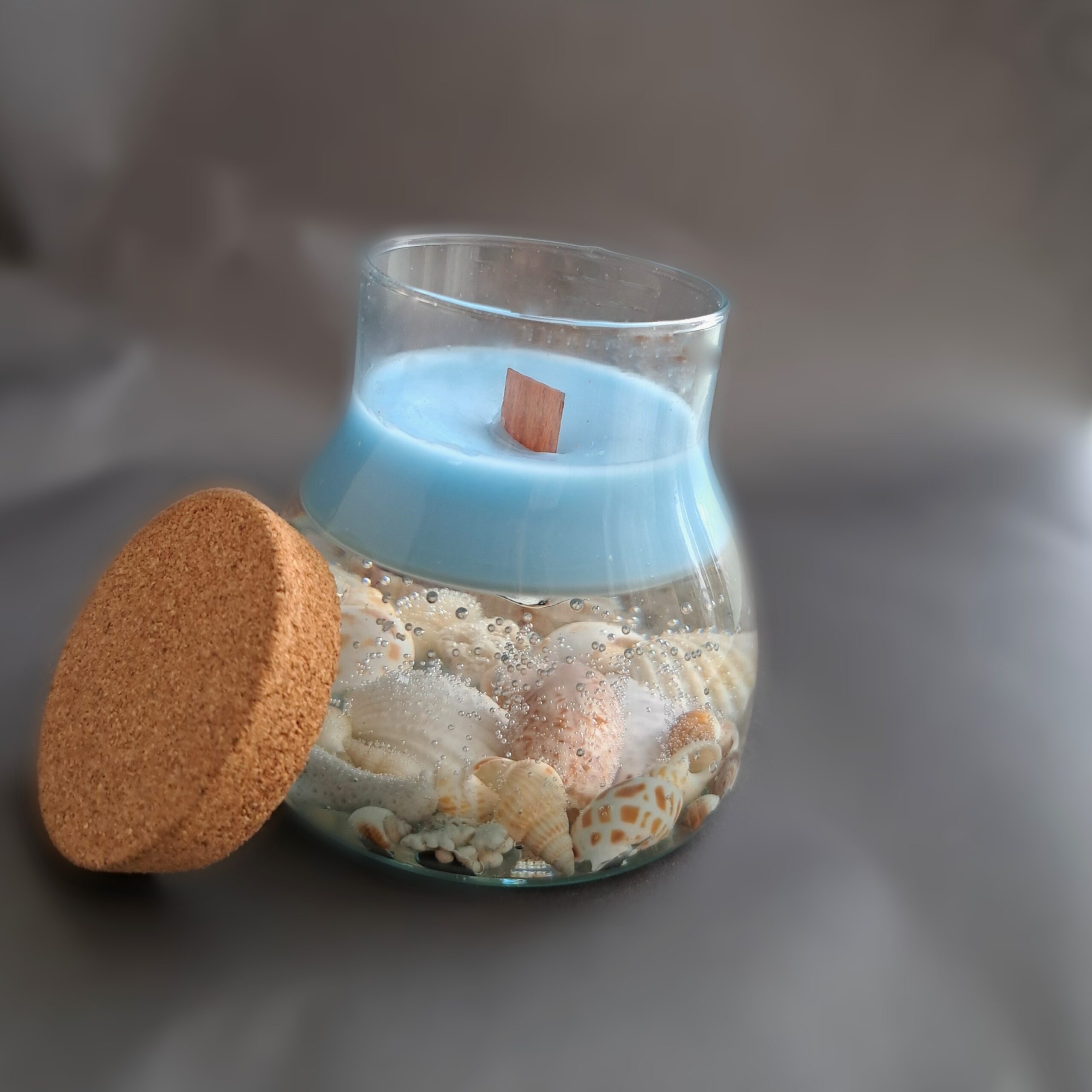 Zeebries oceaan kaars – geschikt voor strandliefhebbers & cadeau geven