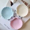 Shell-Shaped Jewelry Holder Concrete Material in 2 Pcs (2)
