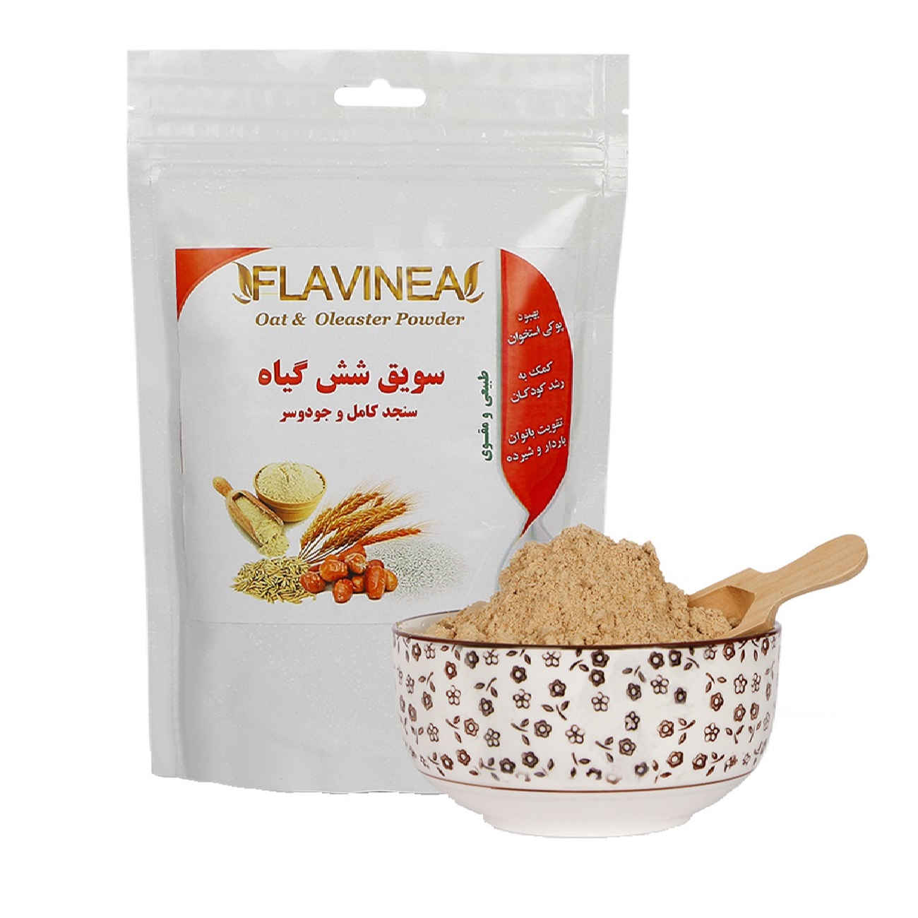 Zes-kruiden Sawiq met Senjed en haver door Flavina – 200 gram (3x)