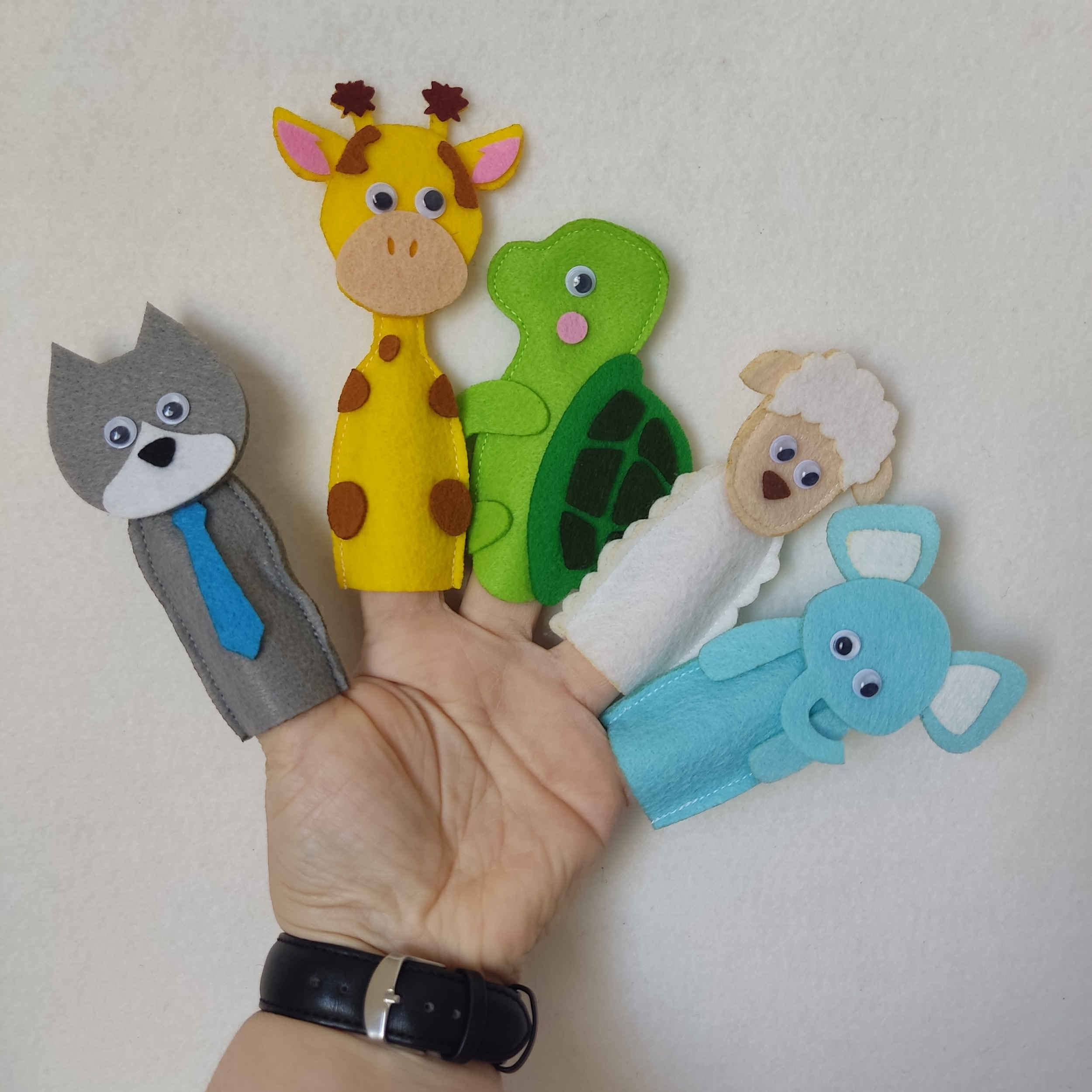 Zachte Vilt Kinderpoppen – Vingerpopjes, Geschikt voor Thuis of Klaslokaal, Verpakking van 26