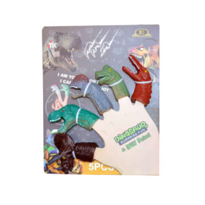 Speelgoed Dinosaurus Vingerpoppetjes – Set van Groene Poppen