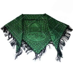 Traditionele Midden-Oosterse Shemagh – Groene Kalligrafie