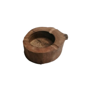 Boomschijf Houten Cigar Ashtray – Geschikt voor Tuin of Terras