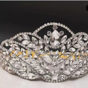 Unieke Bruidskroon met Edelstenen – Zilver