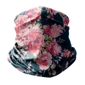 Dames Buis Sjaal – Donkergroen Bloemen