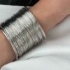 Women's Wire-Inspired Cuff Bracelet – Multi-Row, Fade-Resistant (2)