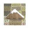 Wooden Mountain Napkin Holder – Suitable for Nature Lovers and Rustic Kitchens (4x)2