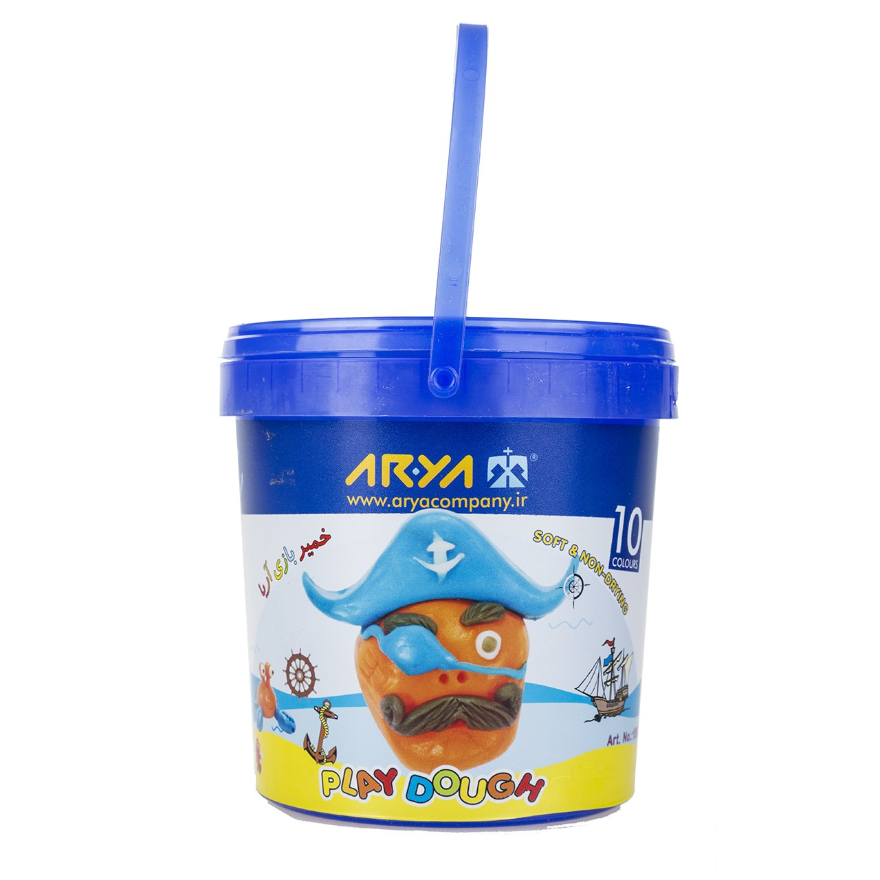 10-Kleuren Speelklei Set – Aria Model 1065 voor Kinderen