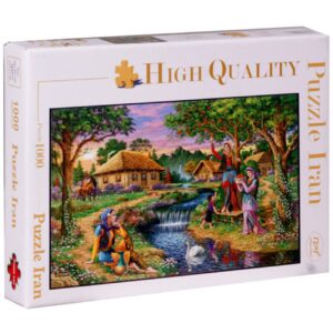 1000-Stuks Puzzel – Prachtige Dorpsscène (Decoratief)