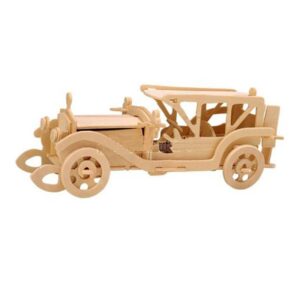 3D Houten Puzzel, Vintage Auto Ontwerp Geschikt voor Verzamelaars & Cadeaus