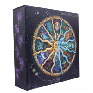 500-Stuks Dierenriem Puzzel – Cirkelvormig Horoscoop Ontwerp