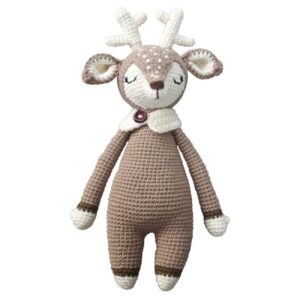 Amigurumi Hert Pop – Handgemaakt Gehaakt Speelgoed