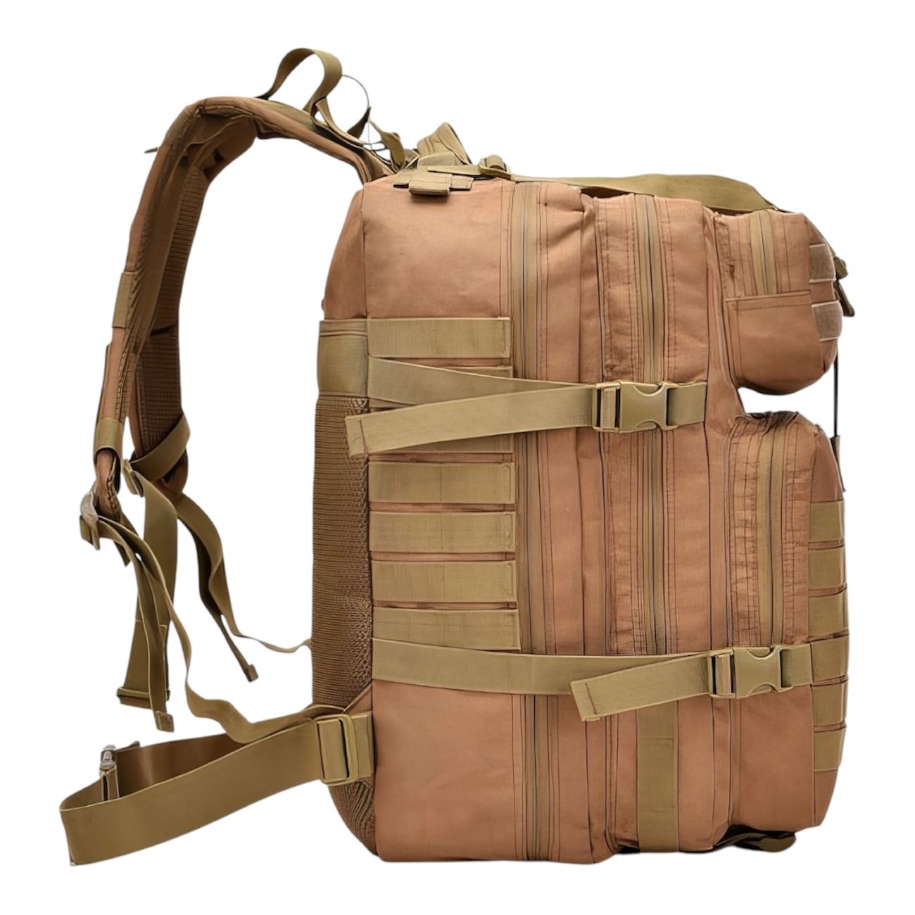 Avontuur Klaar: 40L Wandel Rugzak – Khaki