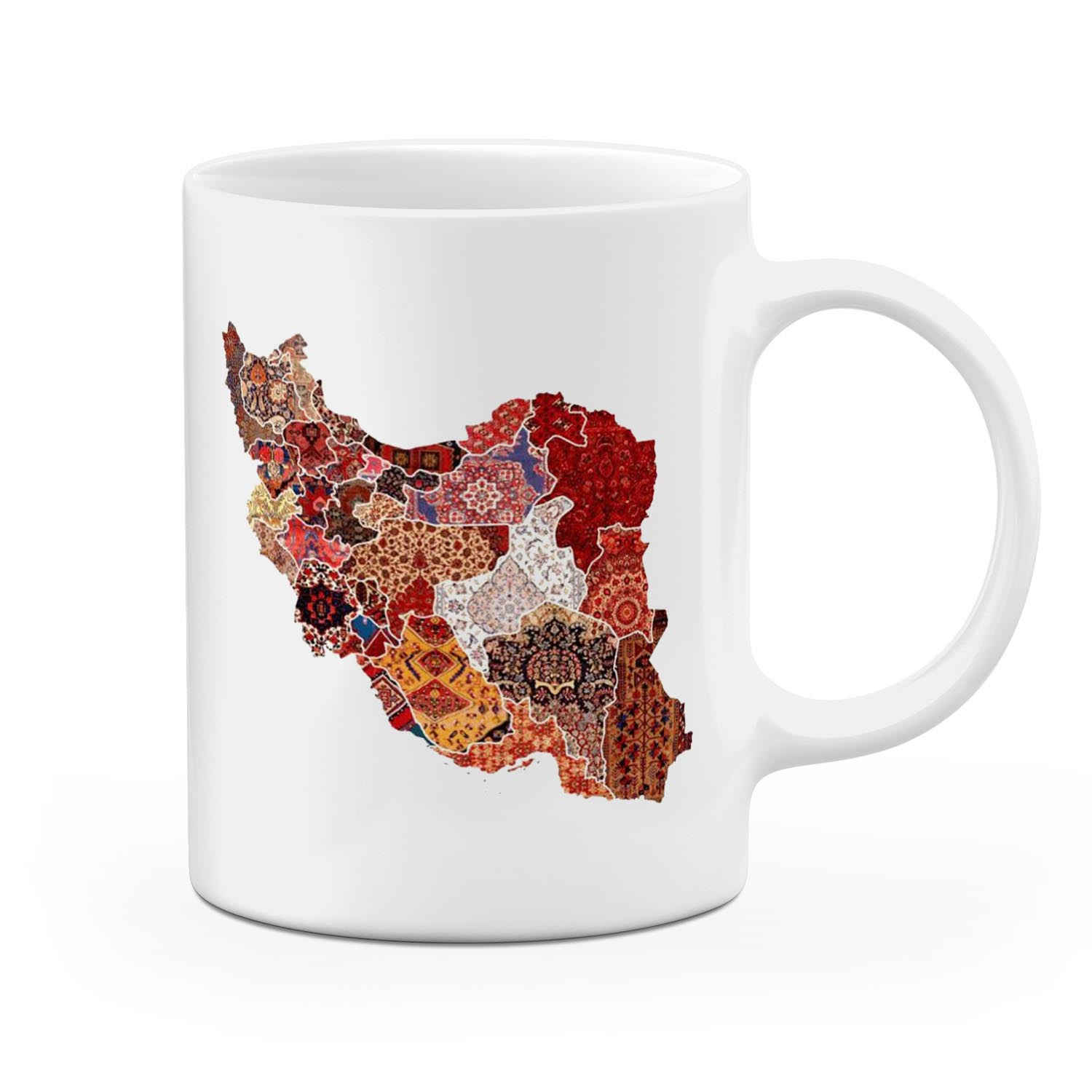 Keramische Mok Iran Kaart – Cadeautip