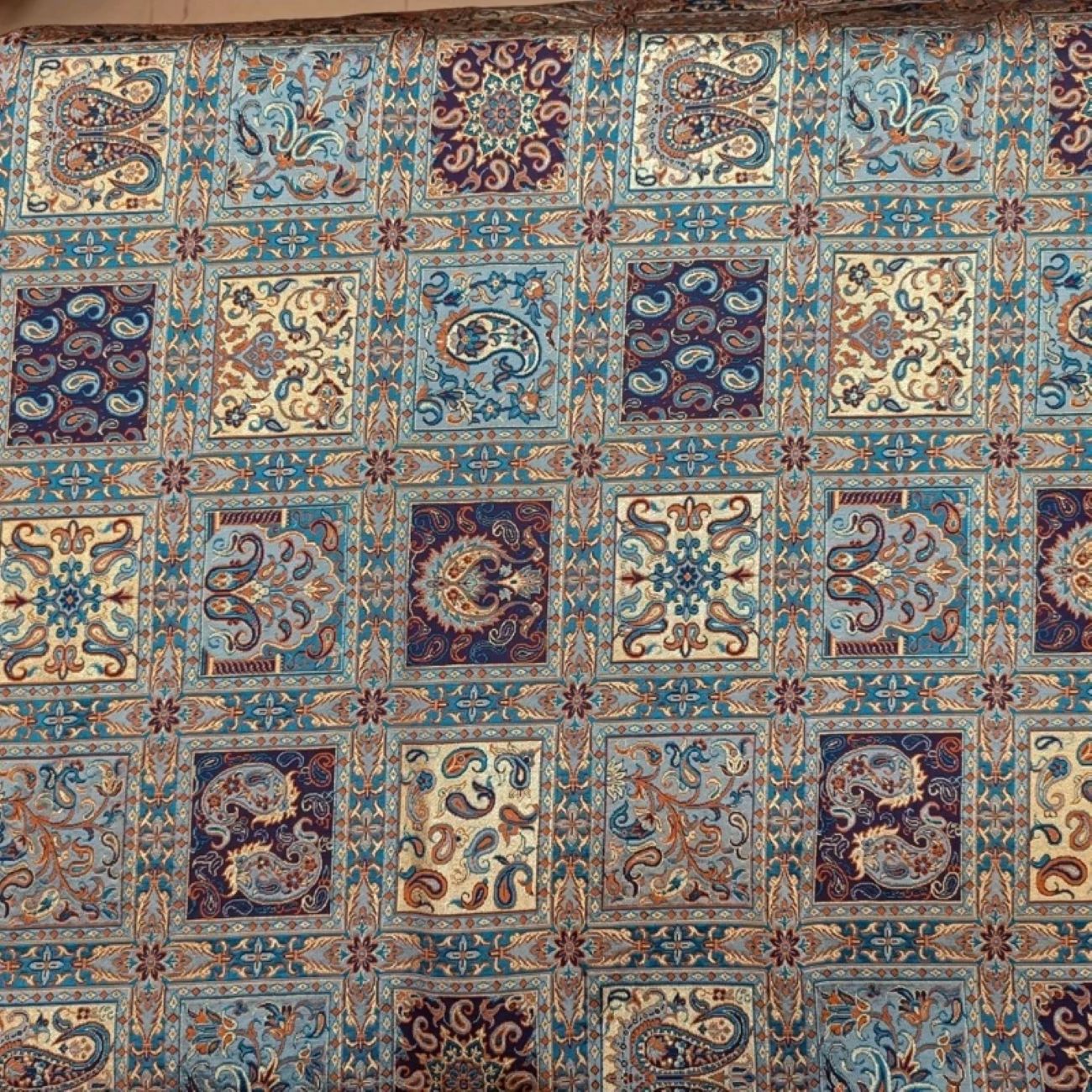 Premium Termeh Stofpaneel – Verfijnd Floral Paisley Design
