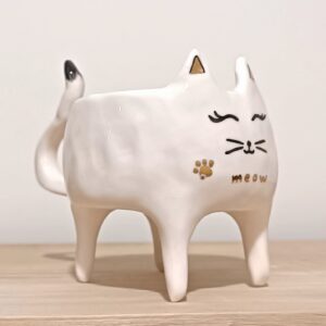 Keramische Artistieke Mok – Kat Ontwerp