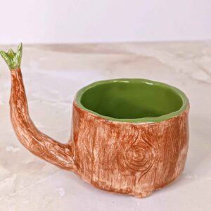 Keramische Mok – Fantasiestijl Beker Perfect voor Toverdrank, Koffie of Thee met Boom Ontwerp