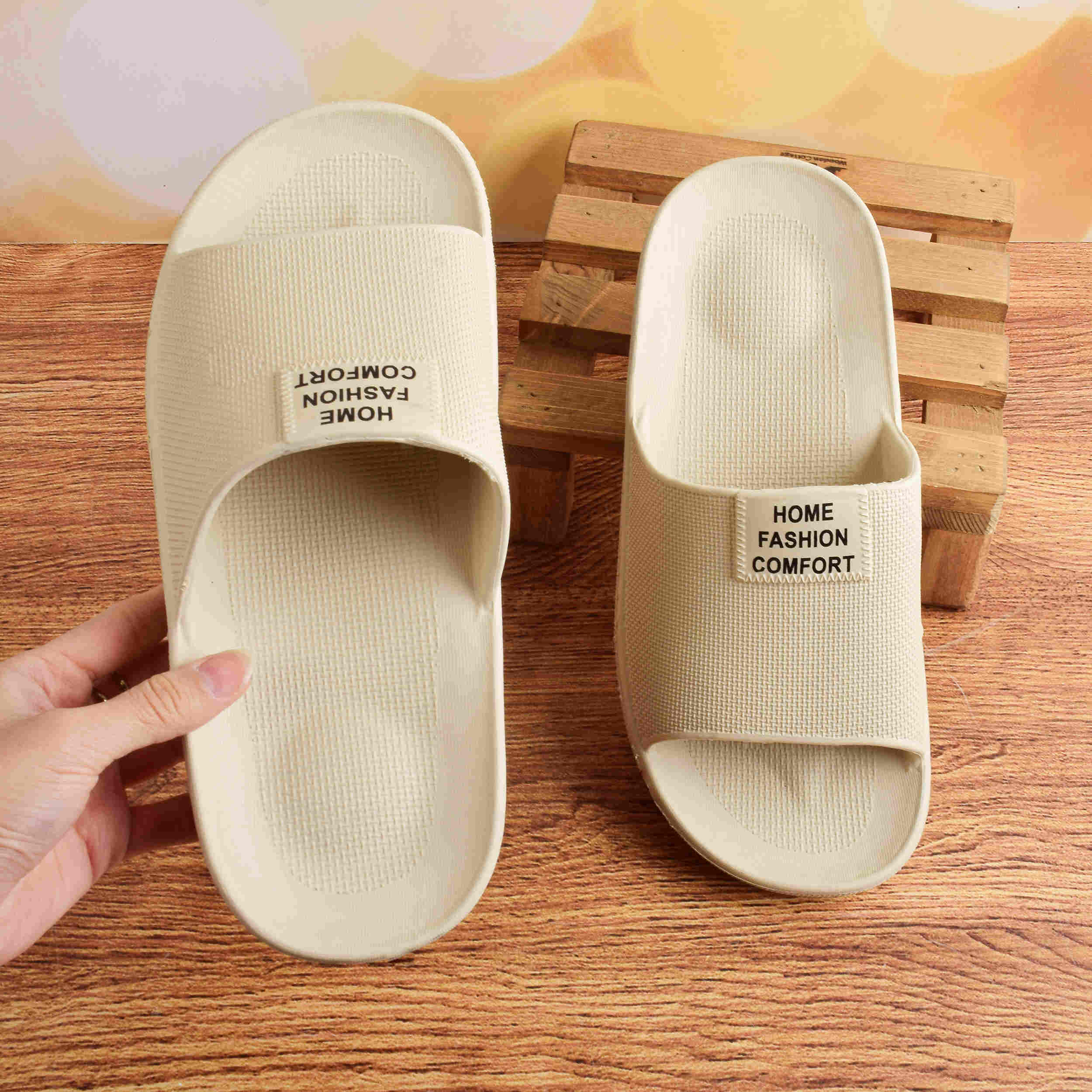 Comfort Cloud Slipper – Zachte Cream Instappers