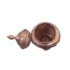 Copper Sugar Bowl - Human Face Unique Design (6)