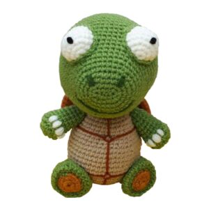 Amigurumi Schildpad Pop – Handgemaakt Gehaakt Speelgoed