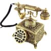 Elegant Old-World Brass Telephone in Vintage Style (2)