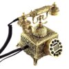 Elegant Old-World Brass Telephone in Vintage Style (4)