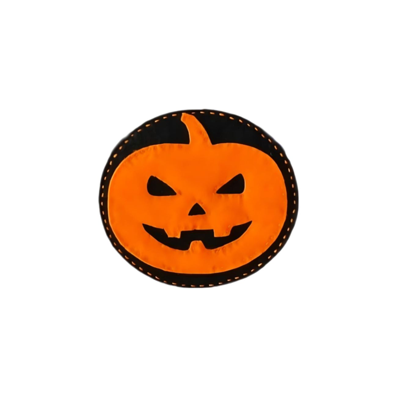 Halloween Vilten Onderzetters 6-pack Pompoendesign – Grappige & Feestelijke Glasonderzetters voor Feestjes