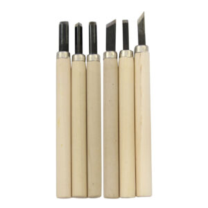 Handbeitelset voor houtbewerken (6 stuks)