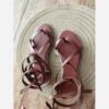 Handmade Mid-Calf Gladiator Sandal – Genuine Leather in Brown (3)
