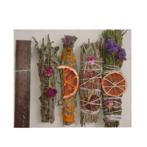 Kruiden smudge kit voor reiniging en meditatie (Set van 4)