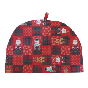 Geïsoleerde Sneeuwpop Theemuts – Rood
