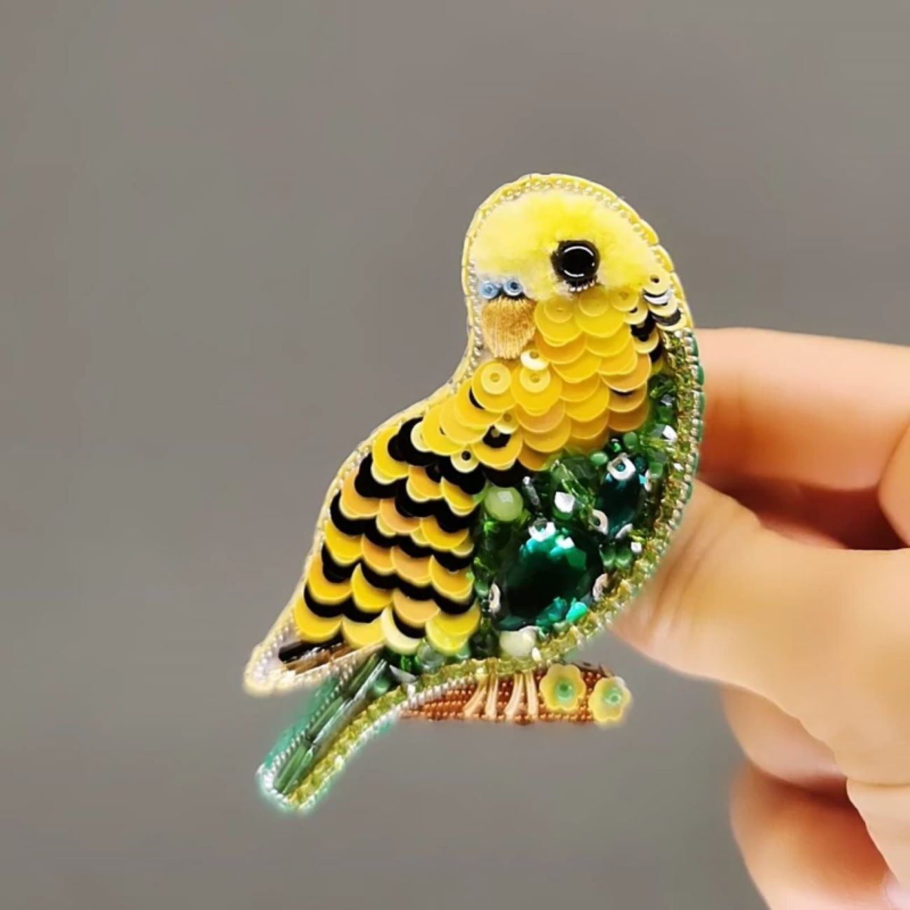 Liefdesvogels Broche – Geïnspireerd Door de Natuur