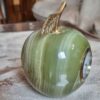 Marble Stone Desk Clock - Apple Shape (3)