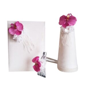 Orchidee-Model Bruiloft Suiker Kegel Set