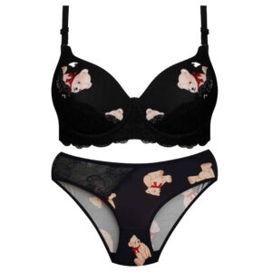 Paniz Lingerieset – Teddybeer Print