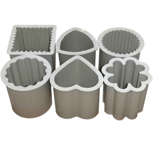 Plastic Kaarsenmal Set — Verscheidenheid aan Vormen & Maten (6x)