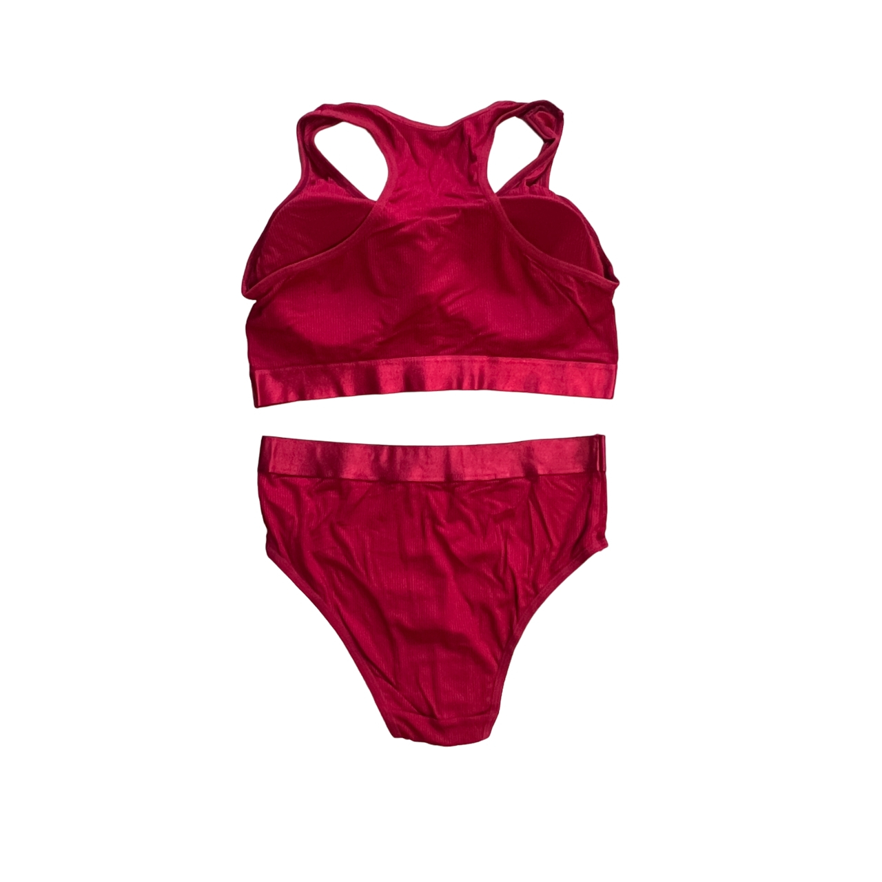 Sport-BH & Slip Set – Racerback – Rood – Fitness & Comfort