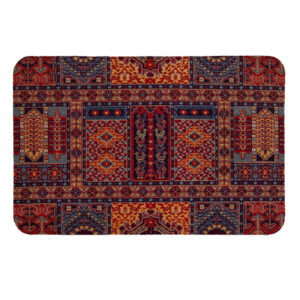 Herbruikbare Eettafel Placemat – Hittebestendig & Wasbaar met Tapijtontwerp (4x)