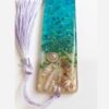 Sea-Inspired Resin Bookmark – Unique Gift for Book Lovers with Real Sand & Shells (1)