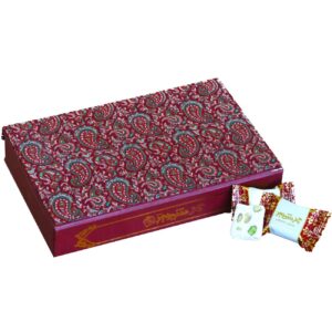 Shirin Gaz, 40% gemengde pistache & amandel in Termeh-doos – 360 gram (2x)