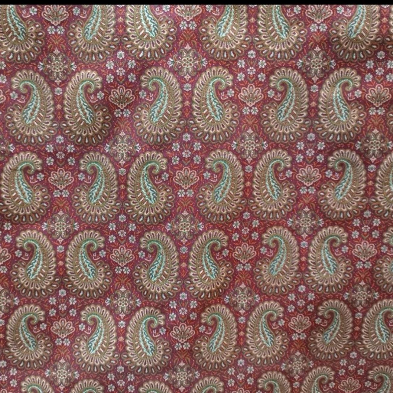 Premium Zijden Termeh Stof – Bordeaux Pauw Design