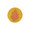 Soft and Durable Felt Leaf Coaster – Suitable for Coffee Tables and Dining Areas, (6x)